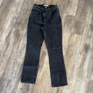 Abercrombie & Fitch The 90s Slim Straight Ultra High Rise Jeans - Curve Love